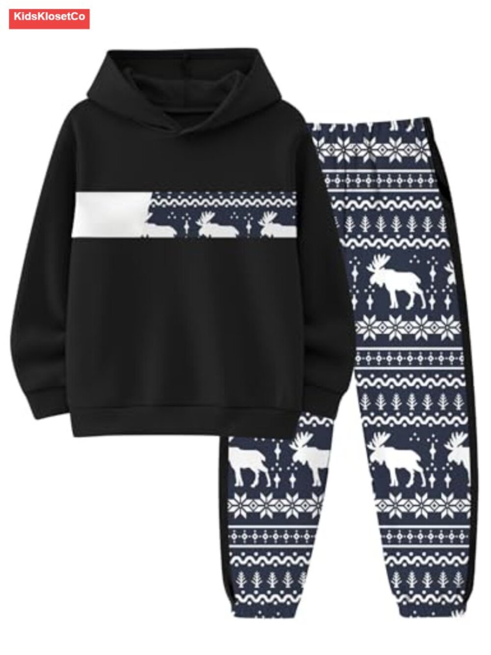 Boys 2 Piece Hoodie Camo Pants Set Long Sleeve Fall Winter
